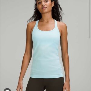 Lululemon light blue tank top